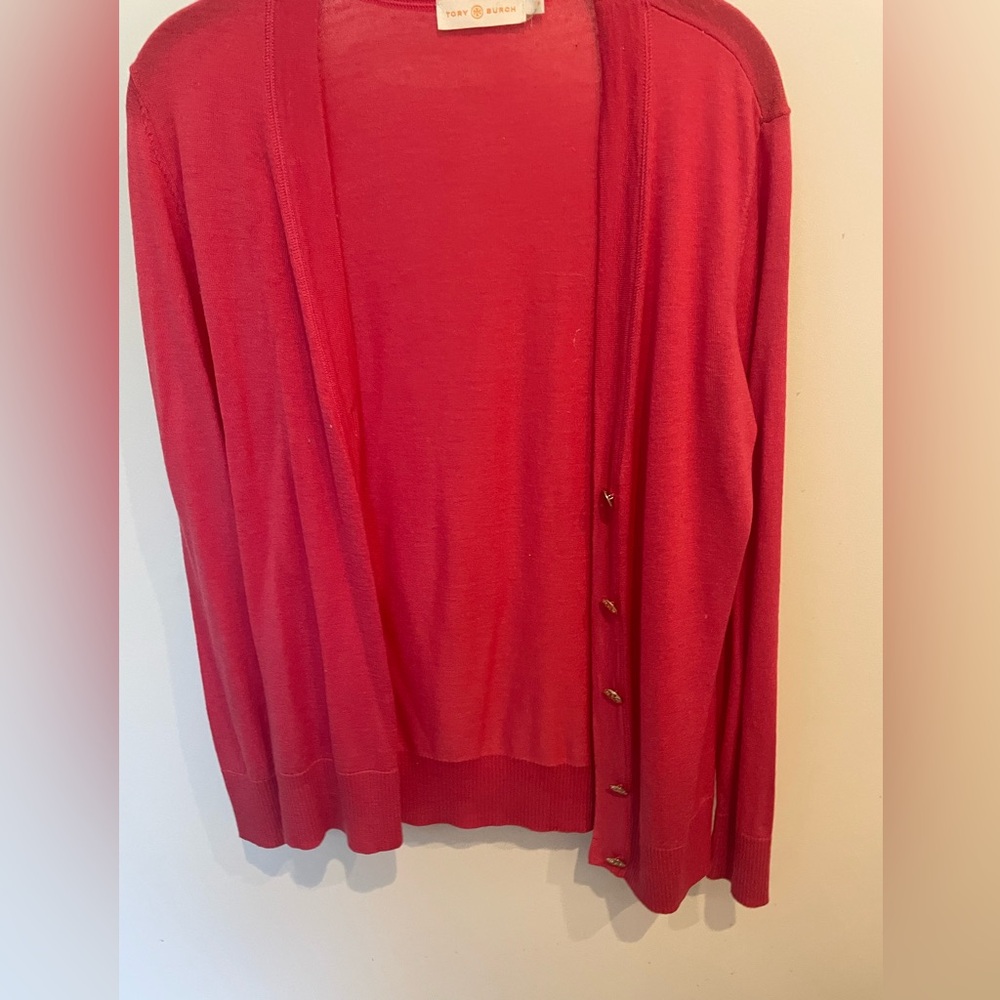 Tory Burch Merino Wool Cardigan